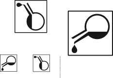 Piktogramm Ätzende Flüssigkeiten 